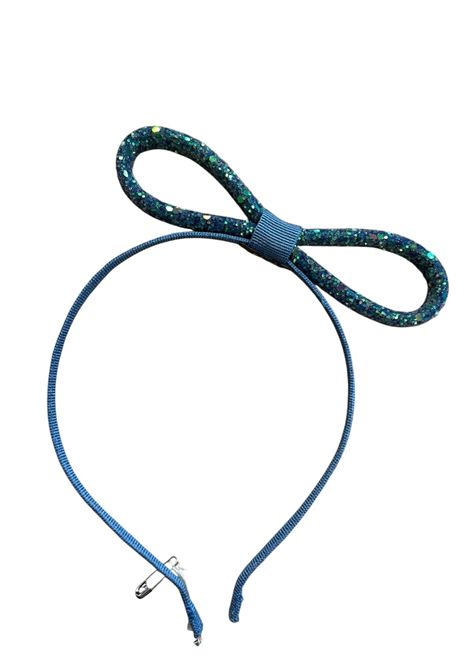 Cerchieto con fiocco glitter Rò Rò | CR425AVI